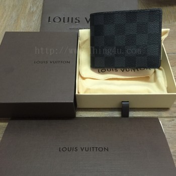 กระเป๋า Louis Vuitton Slender damier graphite wallet ของแท้ - Portfolio | Thing4U