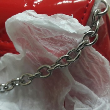 กระเป๋าสะพายหนังแก้ว Armani jeans รุ่น L Crss-Gloss Geo Red ของแท้