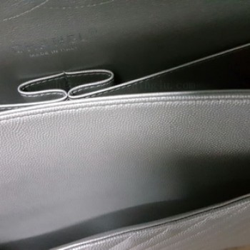 กระเป๋าสะพาย Chanel Classic Jumbo Caviar Chevron ของแท้