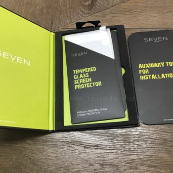 ฟิล์มกระจกนิรภัยอย่างดีแบบขอบดำ Iphone6