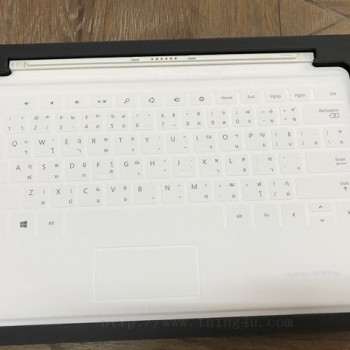  คีย์บอร์ด surface2 สีขาว พร้อมแสงพื้นหลัง