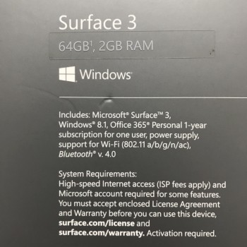 Surface 3 64GB