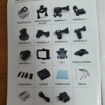 ขายเป็นอะไหล่กล้องแอ็คชั่น X-SHOT รุ่น H2 4K Ultra HD Action sport