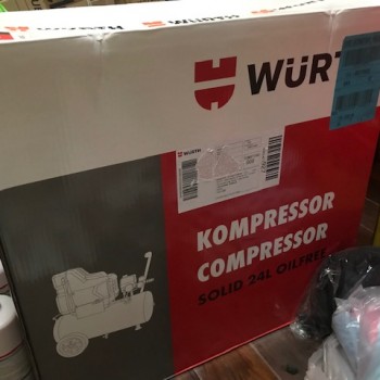ปั้มลม WURTH compressor 24L ไม่ใช้น้ำมัน