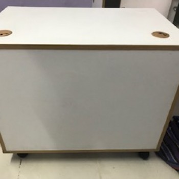 ตู้เอกสารเอนกประสงค์มีล้อขนาด50.2x83x68.2cm.ไม่มีบานปิด