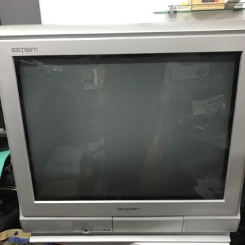 ขาย โทรทัศน์สี Sharp Esteem มือสอง มีรีโมท 