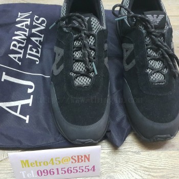 รองเท้า ผ้าใบ Armani Giorgio ของแท้